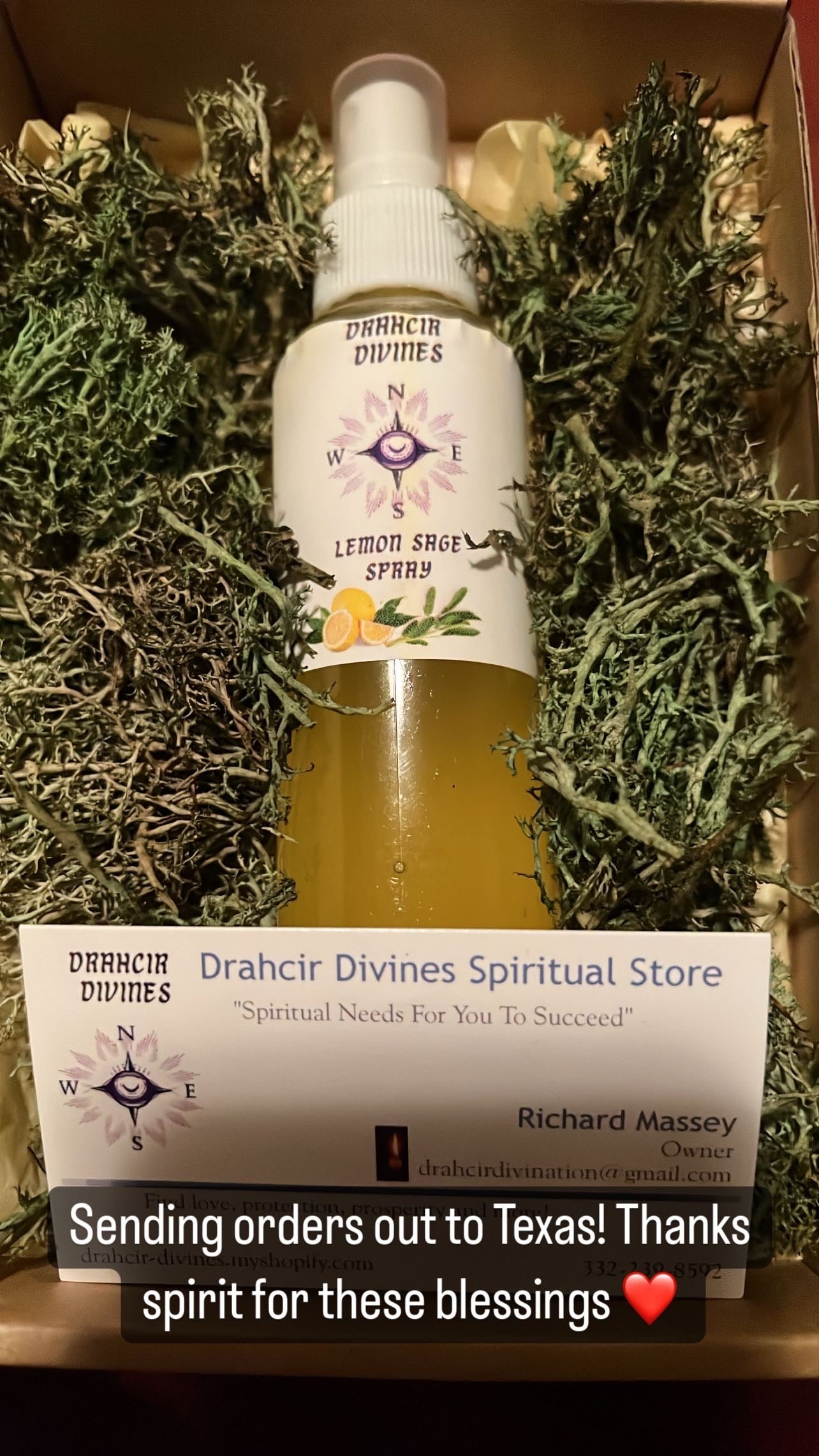 Lemon Sage Clearing Spray