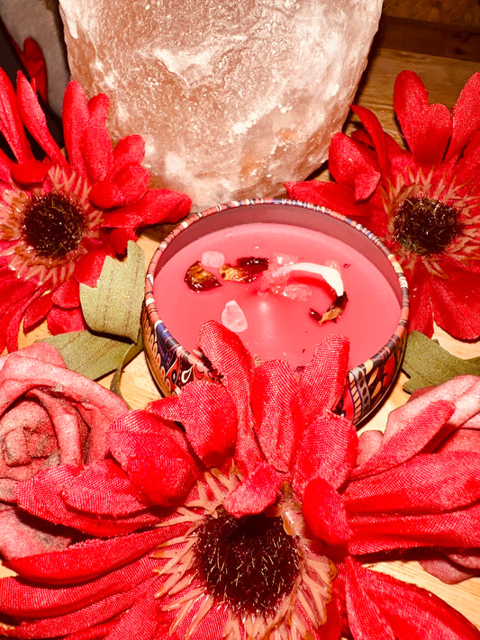 Loving Rose Candle